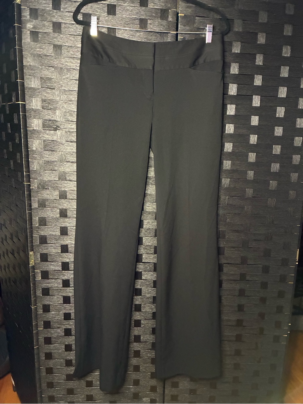 Express Editor Black Wide Leg Pants